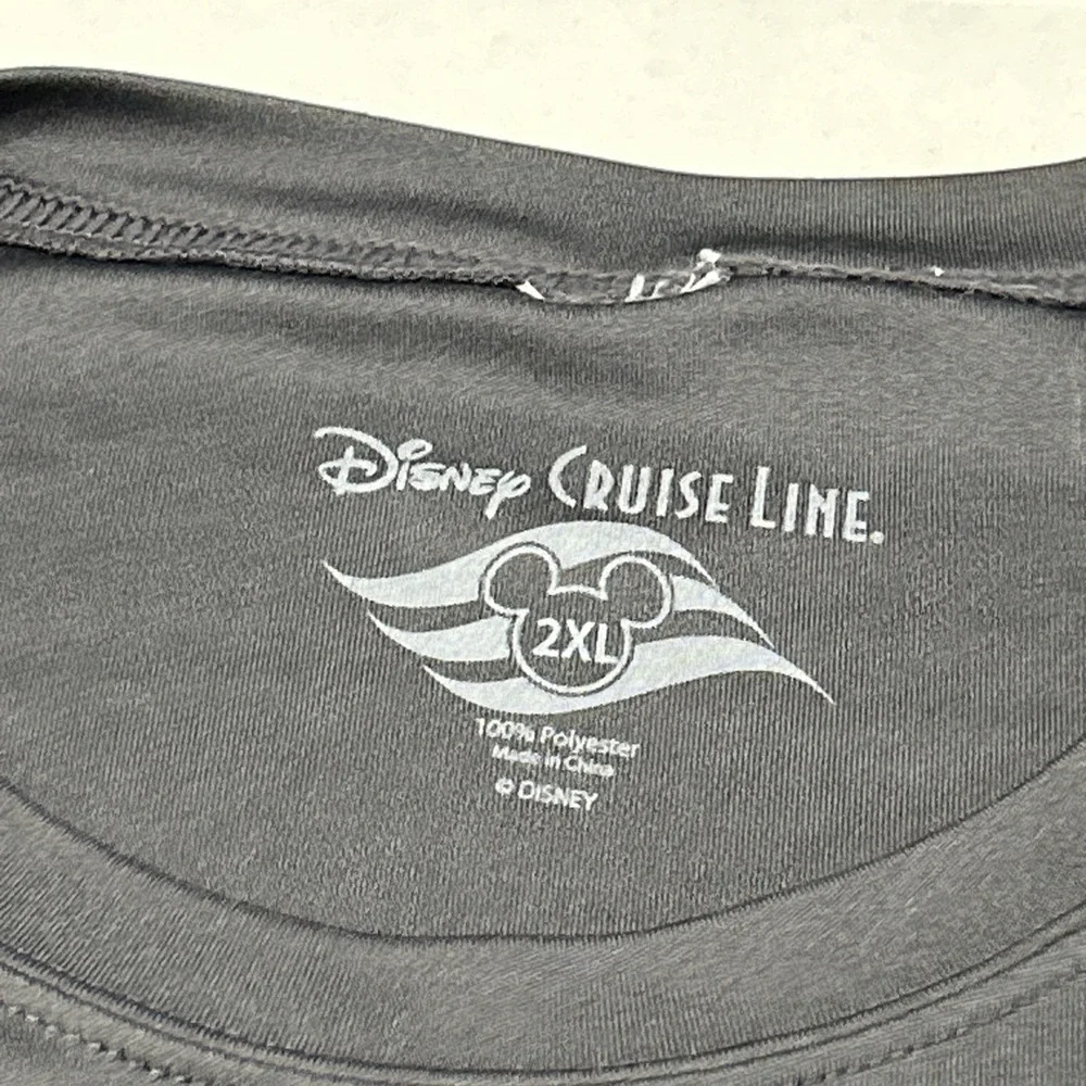 Mens Disney Cruise Line WONDER Alaska Shirt Moisture Wicking 100%‎ Poly 2XL 2016